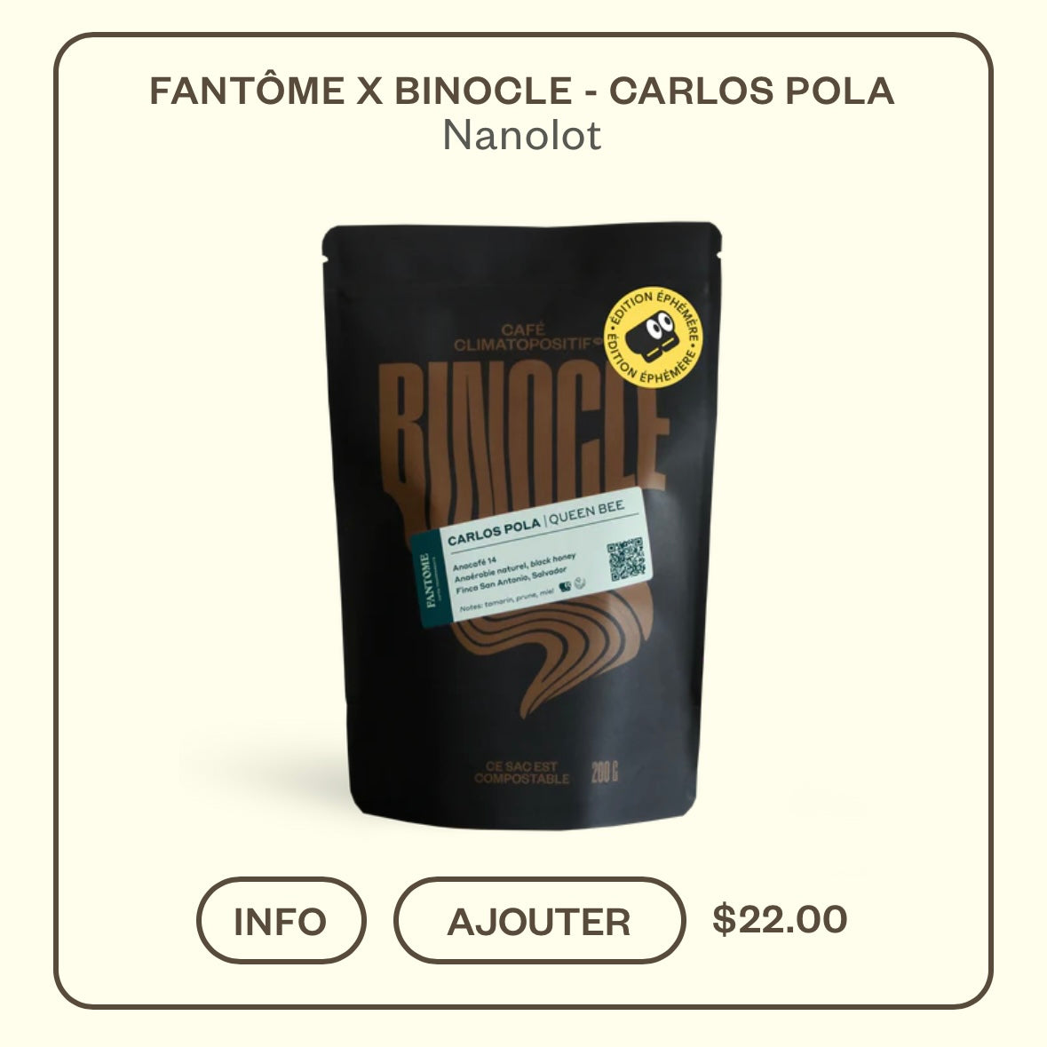 CARLOS POLA | Binocle & Fantôme